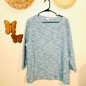 Blue sweater from LOFT